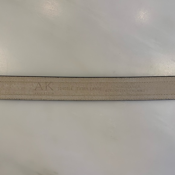 Anne Klein Leather Leopard Print Belt - Picture 4 of 5